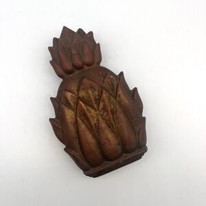 Vintage MCM Newport Virginia Metal Crafter 4022 Pineapple Brass Door Knocker